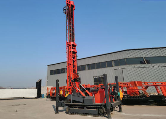 Full Hydraulic 350m Pneumatic 92Kw Water Well Drilling Rig