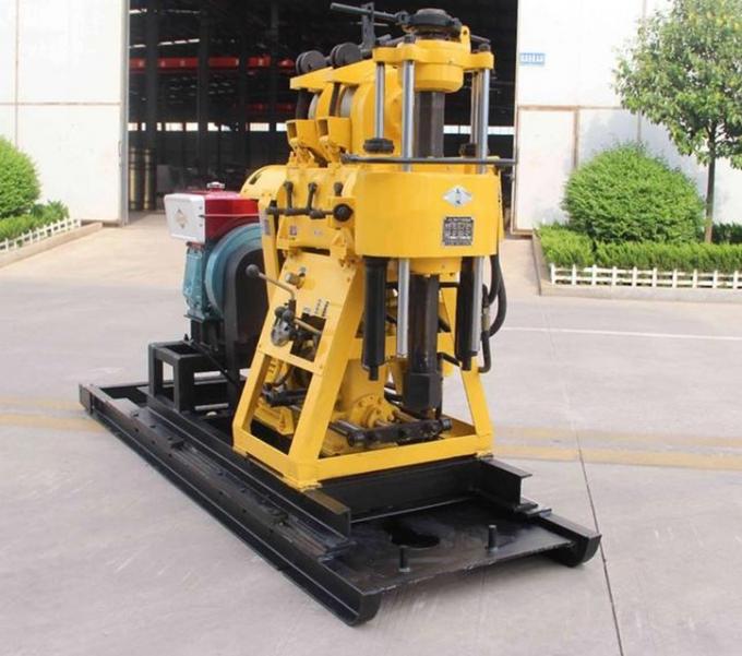 Hydraulische 200m beschmutzen Prüfungs-Ölplattform-Maschine/geologische Bohrmaschine