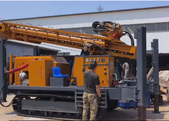1000 Meters Deep Underground Pneumatic Drilling Rig For Water Well Borehole