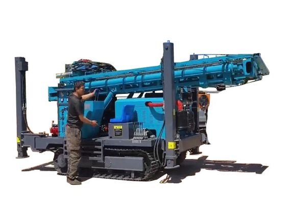 Foundation Borehole / Water Well Digging Machine With 6m Tower