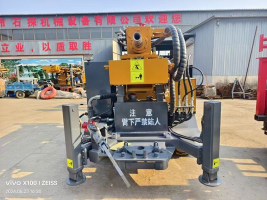 200m Drilling Depth Powerful Water Well Drilling Rig With Fast Drilling Speed Large Hole Diameter
