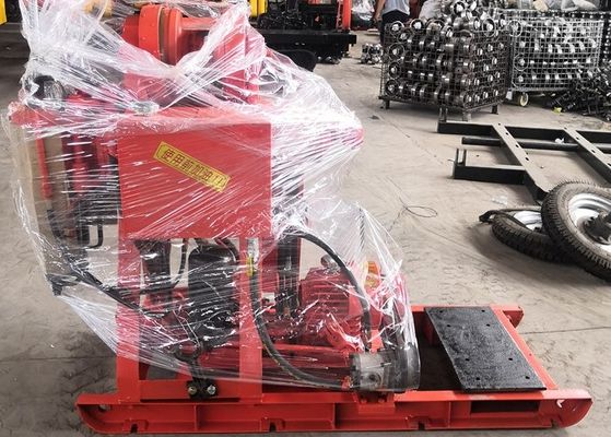 Hydraulic  Core Drilling Rig With 18hp Diesel Engine
