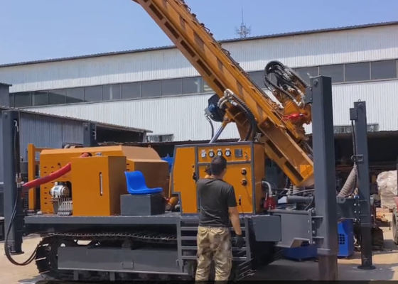 Hydraulic Water Well Pneumatic Drilling Rig For DTH Blasting