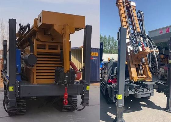 Underground Hydraulic Borehole Drilling Machine For Rock / Mountain / Desert