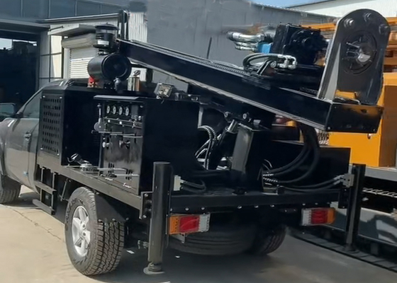 Geological Exploration Borewell Drilling Truck Easy Moving