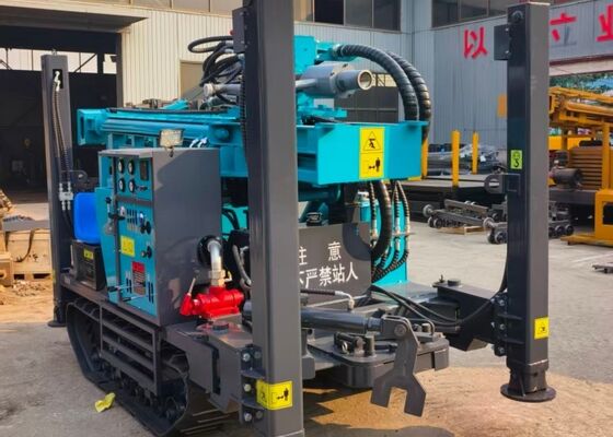 Water Borehole Pneumatic Earth Drilling Equipment 260 Meters With Large Torque