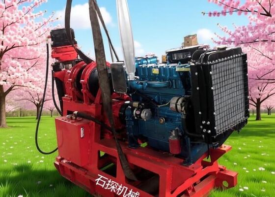 500 Meters Diesel Engine XY-2B Geological Drilling Rig Customized Diameter