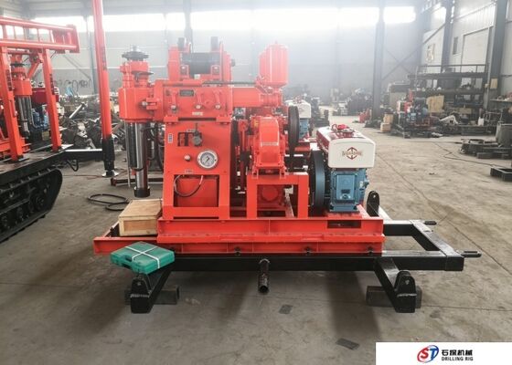 Durable Borehole Drilling Machine XY1A Diesel Powered Rig Suitable for Deep Earth Sample Collection