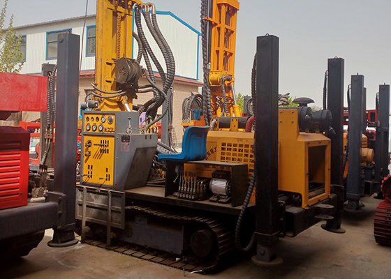 450 m Crawler Hydraulic Rotary Drilling Rig Dieselmotor angetrieben