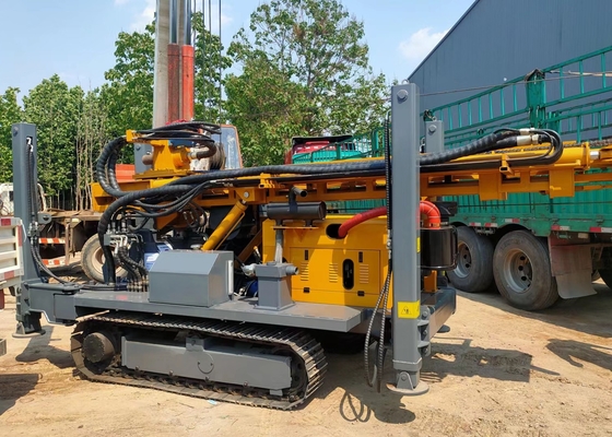 350m tiefe Raupe angebrachtes Bohrgerät Rig Multifunctional Dth Borehole