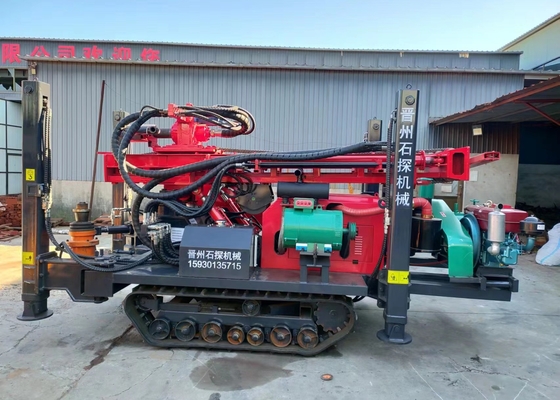 Drehangebrachtes Bohrgerät Rig Portable Machine des wasser-kleine 200m Raupe