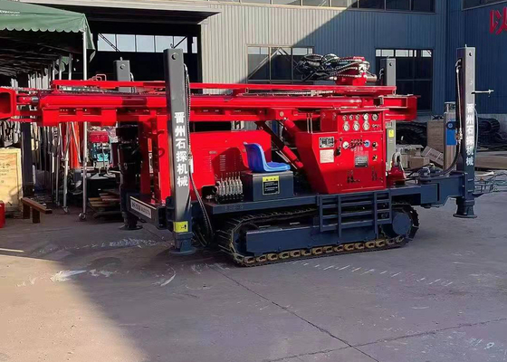 Dieselbetriebenes 180M Water Well Drilling Rig Industrial Deep Borehole Rock Steinstarten
