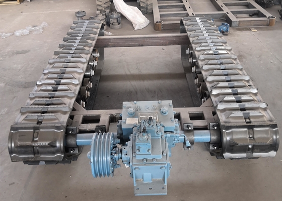 720mm Breiten-Stahlgummigleiskette-Fahrgestell kundengebundene Entwurfs-Größe