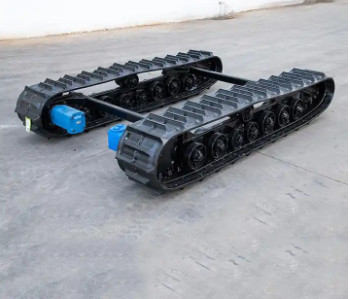 Stärke Räder Gummi-Crawler-Spur-Unterbahn für Wasserbohrmaschinen