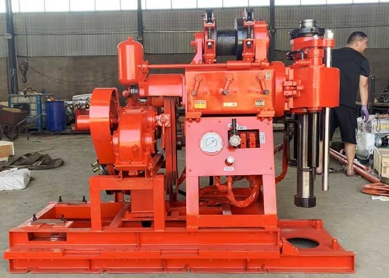 Hydraulisches Bohrgerät für Bohrlöcher mit einer Tiefe von 130 m 75-90° Bohrwinkel