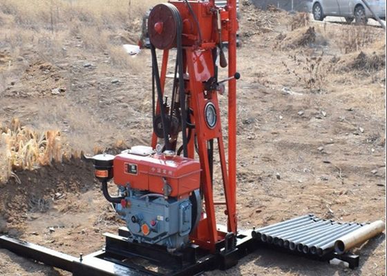 7.5kw Erforschungs-Bohrungs-Rig Rotary Portable Boreholes 0-50m/H St. 50 Bohrungsgeschwindigkeit