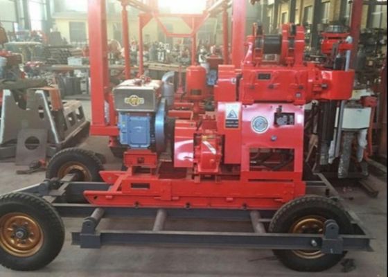 Präzisions-Kernbohrmaschine / Bodenprobenbohrmaschine 100 m Tiefe Kapazität 42 mm Stangendurchmesser
