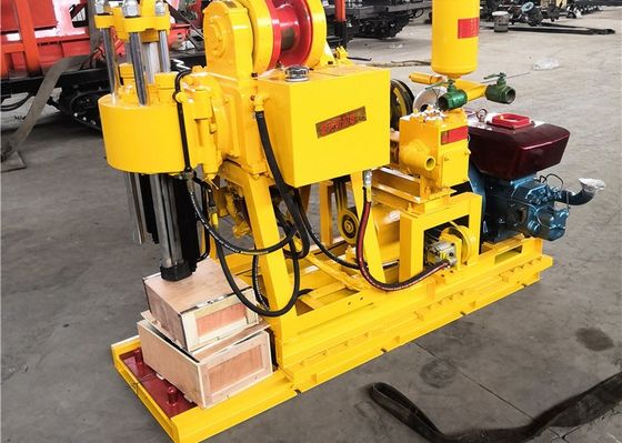 100 mm persönliche geologische Dieselbohrmaschine 100 m Tiefe lebendige Gelb/Rot/Blau