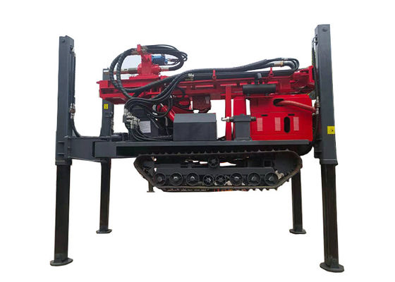 Crawler-montierte hydraulische Wasserbohranlage mit 260 m Tiefe