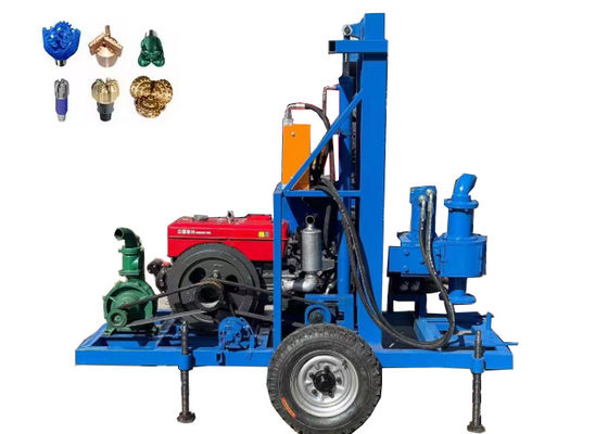 Flexible Bewegung Hydraulisches Wasserbohrgerät mit 1,5 m Bohrstange