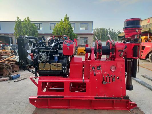 Hohe Leistungsfähigkeits-tragbare Brunnenbohrungs-Anlage, XY-2B hydraulisches Bohrloch-Bohrmaschine