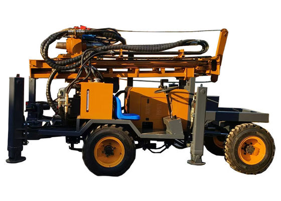 Borewell Traktor montierte rotierende hydraulische Wasserbohrmaschine