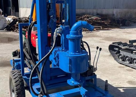 180 Meter Bohrloch Wasserbohrgeräte Räder montiert Leichtgewicht