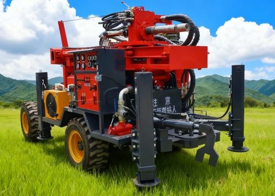 Hochgeschwindigkeits-Schwerbohrgerät für 160 Meter Tiefe mit Dieselmotor