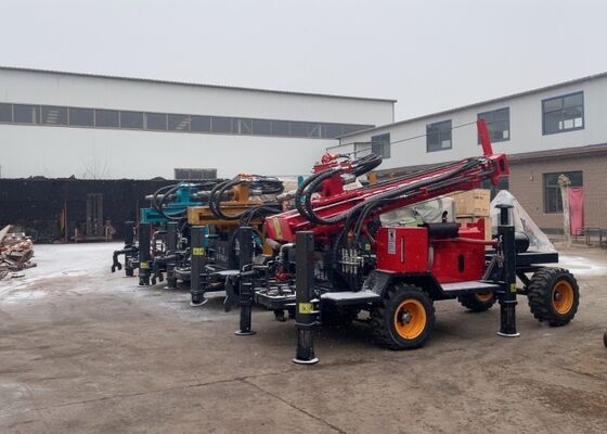 Wasserbohrloch unterirdische Felsbohrmaschine 200 Meter Tiefe Industrieanwendung
