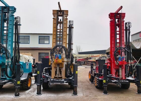 Pneumatisches Bohrgerät für Tiefenbohrungen Hundert Meter mit Dieselmotor