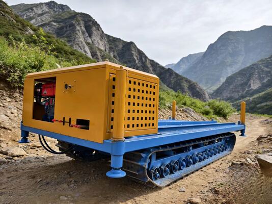 Anpassbares erweitertes Crawler-Chassis für komplexe Gelände