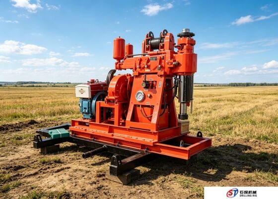 Anspruchsvolle geologische Gebiete XY-1A-Bohrlochbohrmaschine mit Dieselmotor