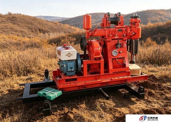 Langlebige Bohrmaschine XY1A Diesel-Antrieb Rig geeignet für die Probeentnahme in der Tiefe