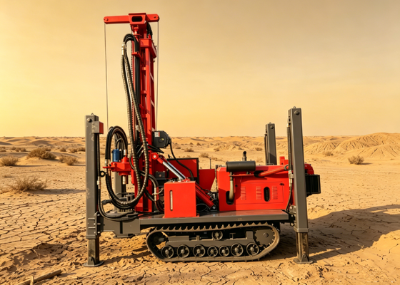 Gewerbliche/industrielle hydraulische Pneumatikbohranlage mit Luftkompressor/Schlammpumpe
