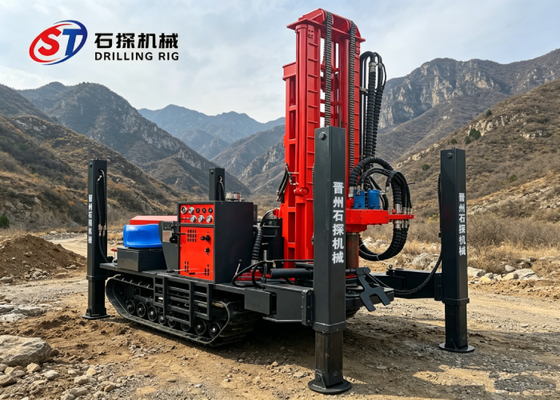 Hochgeschwindigkeit 10-35 m/h Crawler-Bohrgerät für Hard Rock