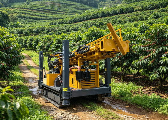 Yuchai 85 kW Hydraulische Bohrmaschine für trockene Gebiete