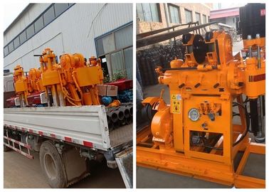 Dieselanhänger angebrachte Boden-Probebohrungs-Maschine für Mineralerforschung