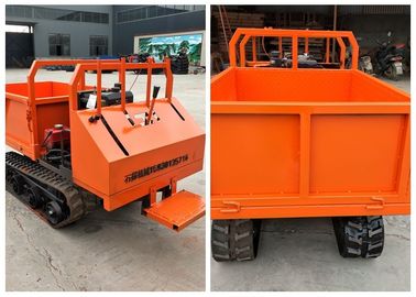 1 Tonnen-spürte Minigummiselbstladen Kipper-Raupen-Transporter-Orangen-Farbe auf
