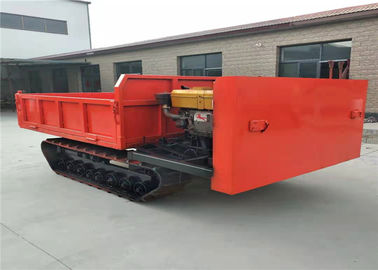 Roter Antriebs-Raupen-Transporter der Farbe4 x 4/Bahn-Fördermaschine für Palme