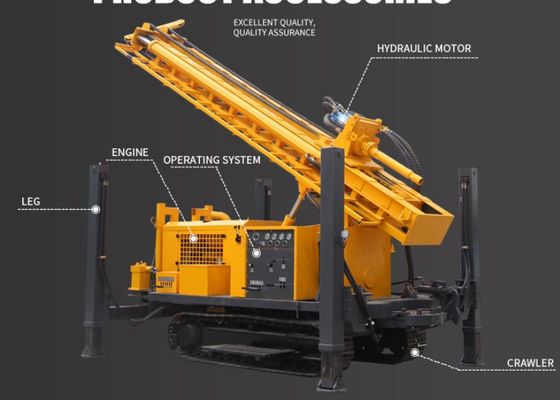 260m 300m 350m 450m Dieselraupe angebrachte Ölplattform
