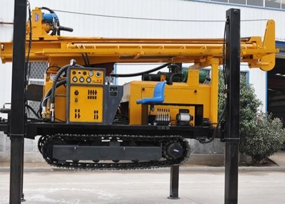 Tragbare 300m Wasser-Brunnenbohrung Rig Machine Double Cylinder Adopting