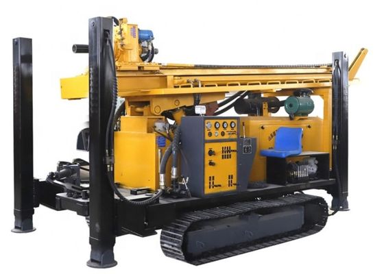 Voller hydraulischer Anhänger brachte 300m tiefes Wasser-Brunnenbohrung Rig Machine an