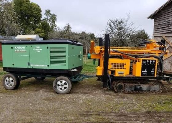 400m Diesel Crawler Dth Hydraulische Bohrmaschine mit Kompressorbohrrohr