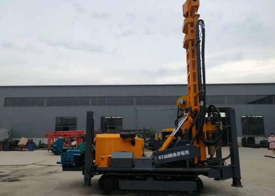 Wasser-Brunnen-Raupe angebrachte Bohrgerät-Rig With Large Horse Powers Yuchai St. 350 große Maschine