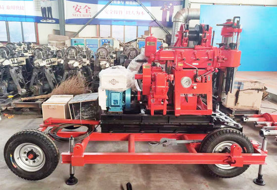 Automatische hydraulische Raupe, die 30M Deep Core Drilling Ausrüstung entkernt