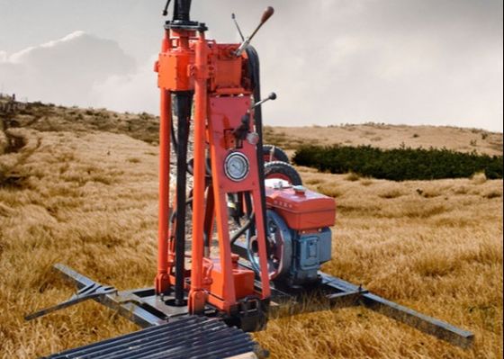 Boden-Prüfungsbohrung Rig Machine With Lightweight Wheels St. 50 brachte 50 Meter Tiefen-an