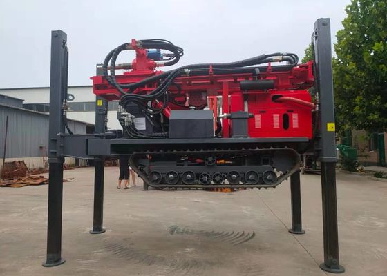 St 200 72kw Dieselmotor Großes Gummi-Crawler-Bohrgerät mit individuellem Lochdurchmesser
