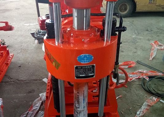 GK200 Kleine tragbare hydraulische 380-Volt-Bohrmaschine zur Bodenprüfung