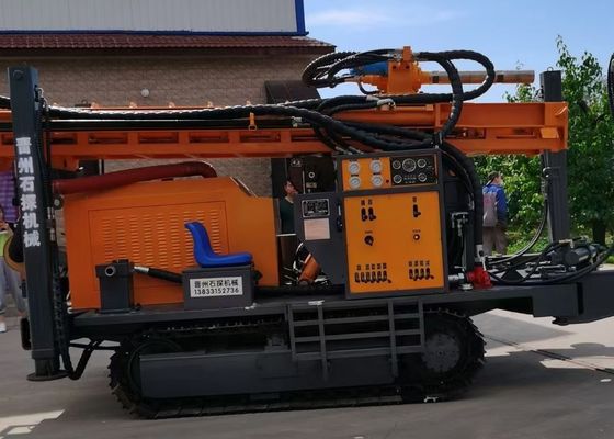 St. 450 Meter tiefe Raupe angebrachtes Bohrgerät Rig Large für Wasser-Brunnen
