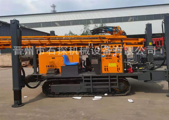 350m tiefe volle hydraulische Raupen-Wasser-Brunnenbohrung Rig Pneumatic